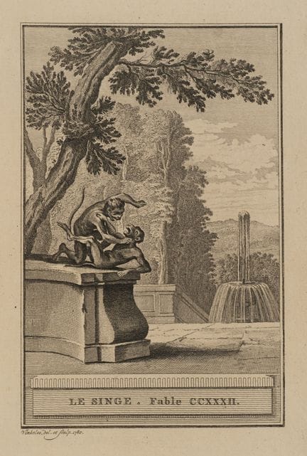 R. VINKELES (1741-1816), The Monkey,  1780, Etchin