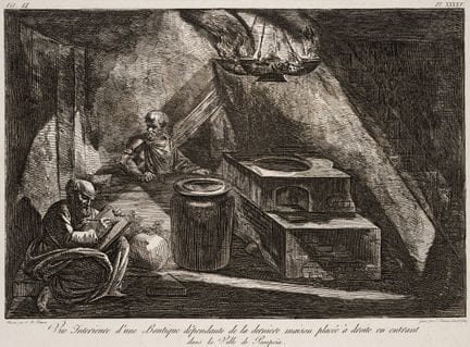 F. PIRANESI (*1758) da PIRANESI (*1720), Interno d
