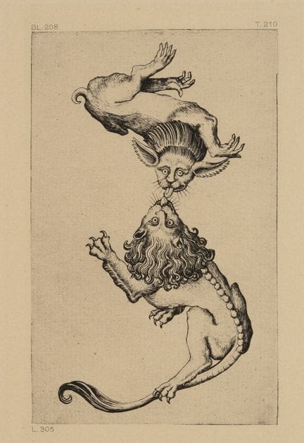Ispirato al Monogrammista MEISTER ES (*1450), Alfa