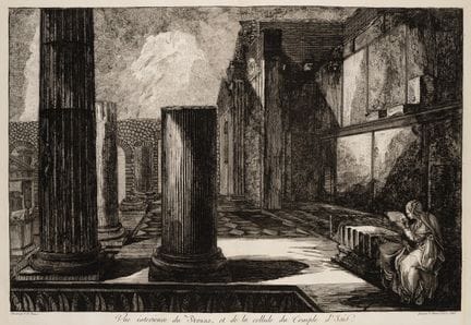 F. PIRANESI (*1758) da PIRANESI (*1720), Nella cel