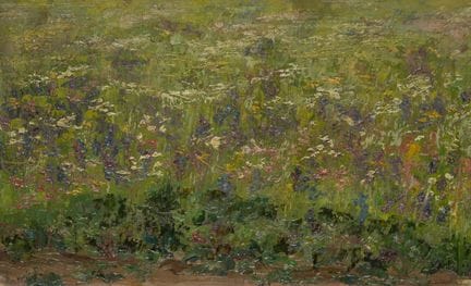 O. BURGER (1892-1968), Summer flower meadow, aroun