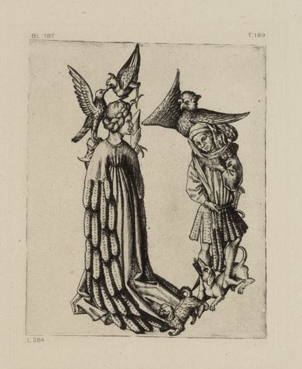 Ispirato al monogrammista MEISTER ES (*1450), Alfa