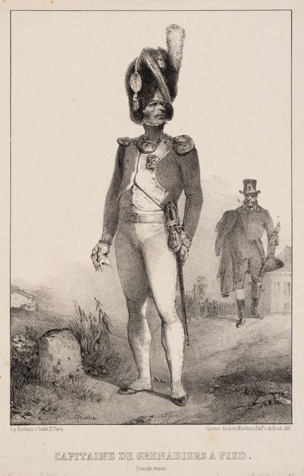 N. CHARLET (1792-1845), Ufficiale militare in alta