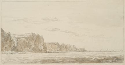 I. DUVIVIER (1758-1832), Rive del Nilo, inchiostro