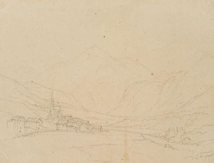 E. BRETENIÈRES (*1804), Surava nell’Oberhalbstein,