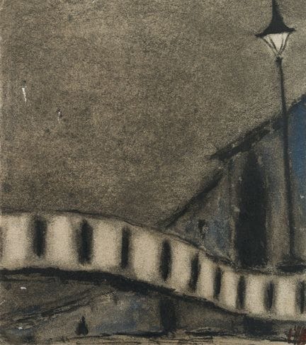 K. WOLF (1901-1993), Rappresentazione satirica di 