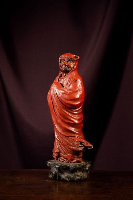 [EXOTICA]
Statua di Daruma in terracotta smaltata 