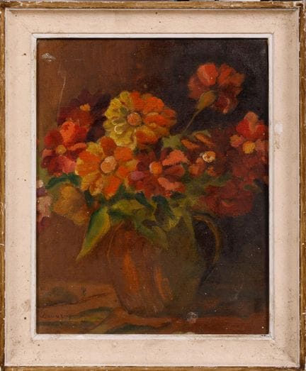 Abel LAUVRAY (1870–1950)
Strauß Gänseblümchen
Öl a