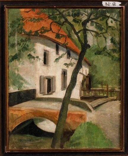 Charles KUAPIL (1884–1957)
DIE BRÜCKE
Öl auf Leinw