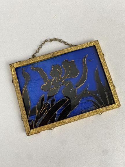 ART NOUVEAU
Plaque en verre multicouche dégagé à l