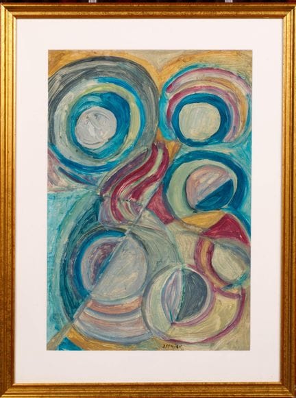 Nicolas ISSAÏEV (1891-1977)
COMPOSITION 
Huile sur