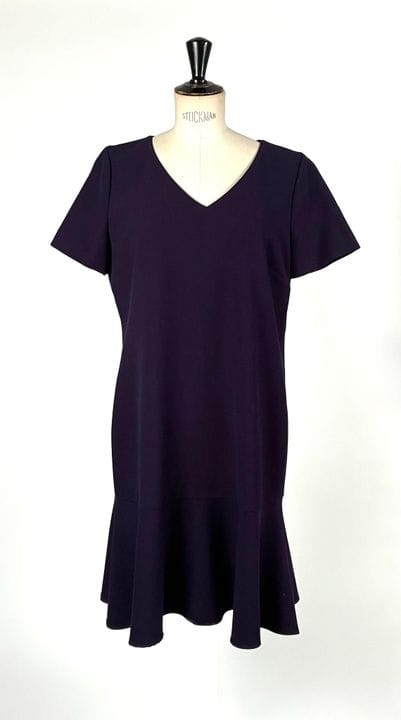 CAROLL 
Robe taille 44 de couleur prune 
Etat Neuf