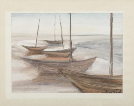 Bruno DUTOT (geboren 1962)
Am Hafen
Mischtechnik a