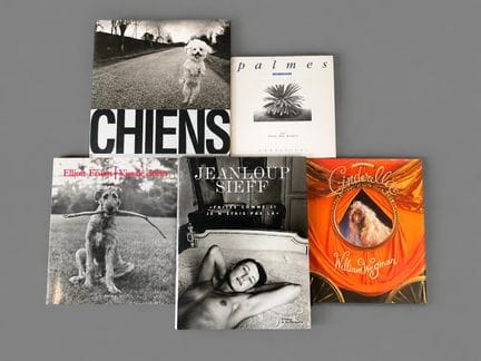 A set of five books on photography. 
Michel VANDEN