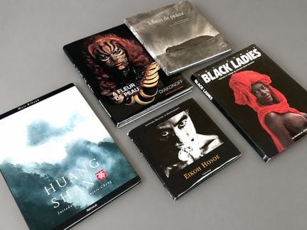 Set of five books on photography. 
In slipcase: Ma