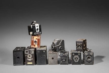 Set composto da undici macchine fotografiche diver