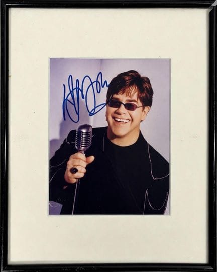 Elton JOHN (1947-)
Fotografia autografata dall'art