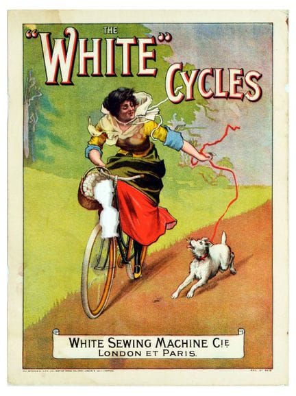 Affiche ancienne originale de la société « The Whi