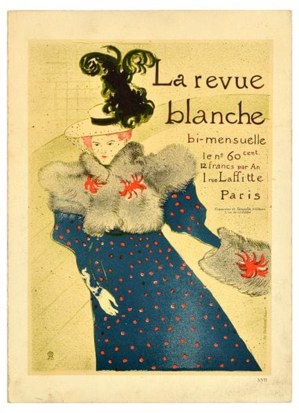Affiche Ancienne Lithographie d'époque d'une affic