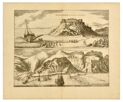 Affiche Ancienne Original antique engraving - Novi