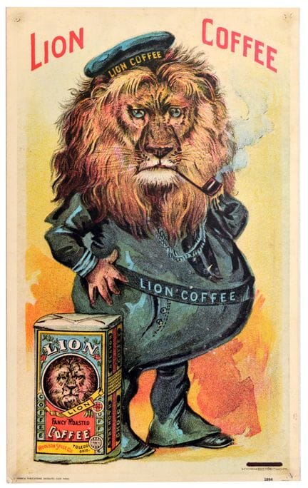 Affiche ancienne : reproduction vintage d'une affi
