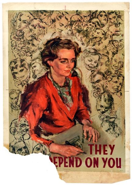 Manifesto pubblicitario d'epoca originale - “They 