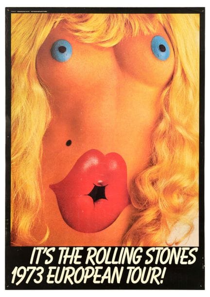 Affiche Ancienne Poster originale di un concerto m