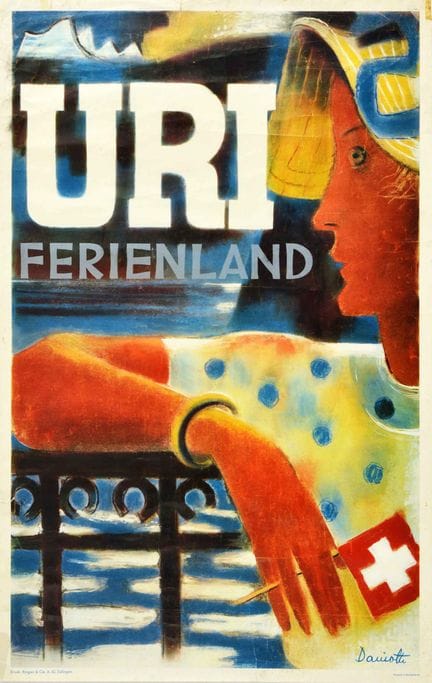 Affiche Ancienne Original vintage travel poster fo