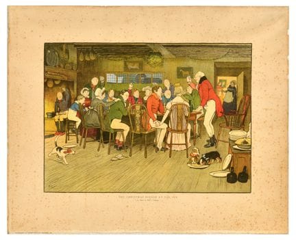 Affiche Ancienne Grabado original antiguo The Chri
