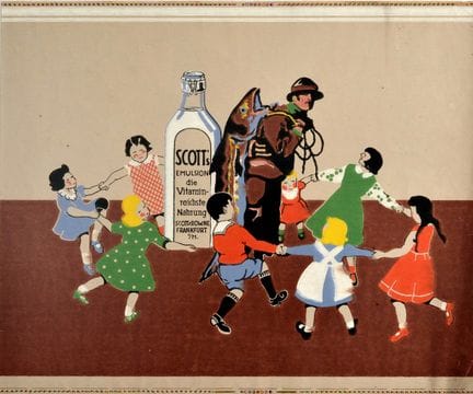 Affiche Ancienne Poster pubblicitario originale d'