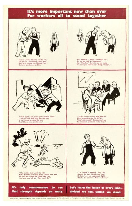Affiche Ancienne Affiche originale de propagande s