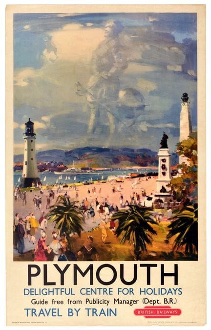 Affiche ancienne originale de British Railways int