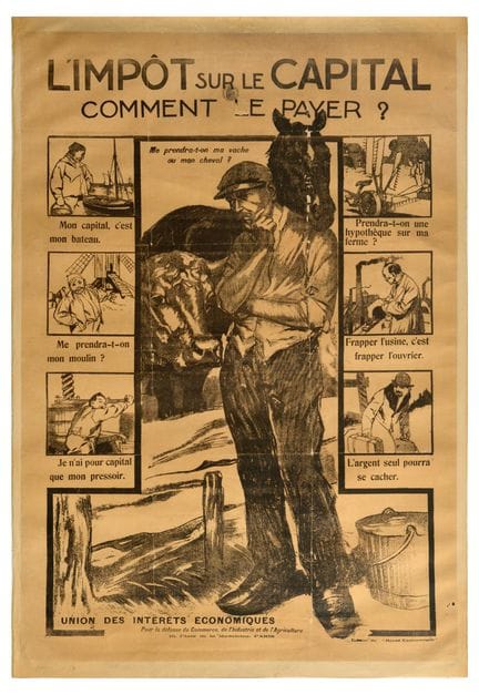 Affiche Ancienne Affiche ancienne originale de l'U