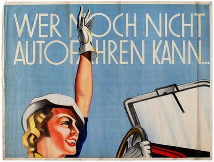 Manifesto d'epoca. Litografia su pietra originale 