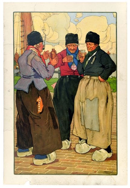 Affiche ancienne : affiche de voyage d'époque orig