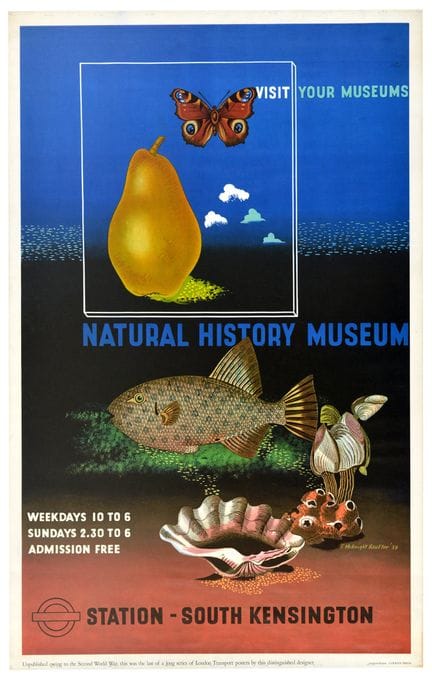 Affiche ancienne originale de la London Transport,