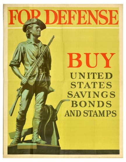 Affiche Ancienne Original vintage World War Two po