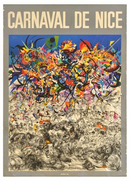Affiche Ancienne Manifesto di viaggio originale d'