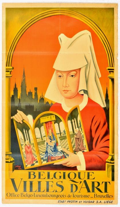 Affiche Ancienne Originale manifesto di viaggio d'