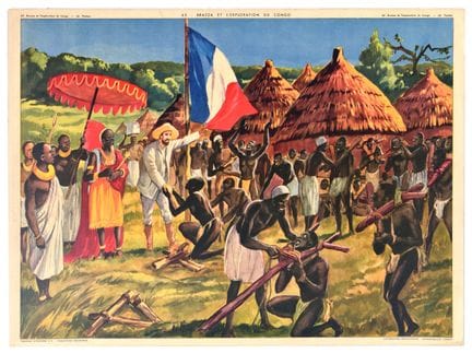 Affiche ancienne originale, lithographie éducative