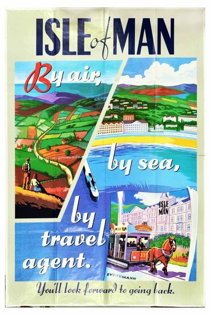 Affiche Ancienne Poster di viaggio originale d'epo