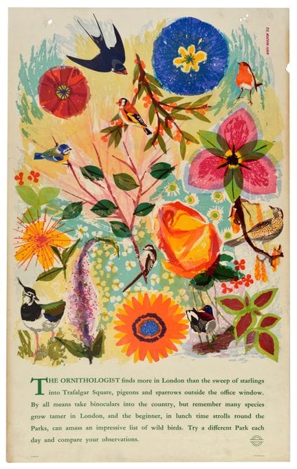 Affiche ancienne originale de London Transport, co
