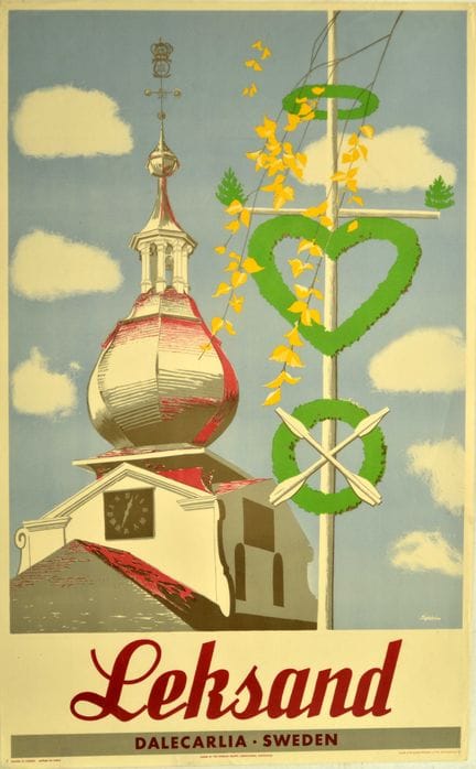 Affiche Ancienne Originale manifesto di viaggio d'