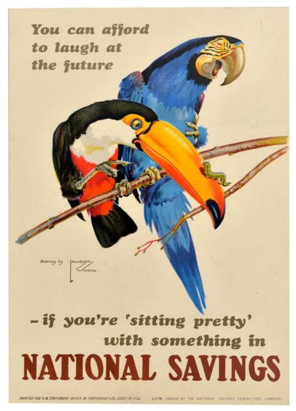 Manifesto pubblicitario d'epoca originale - Puoi p