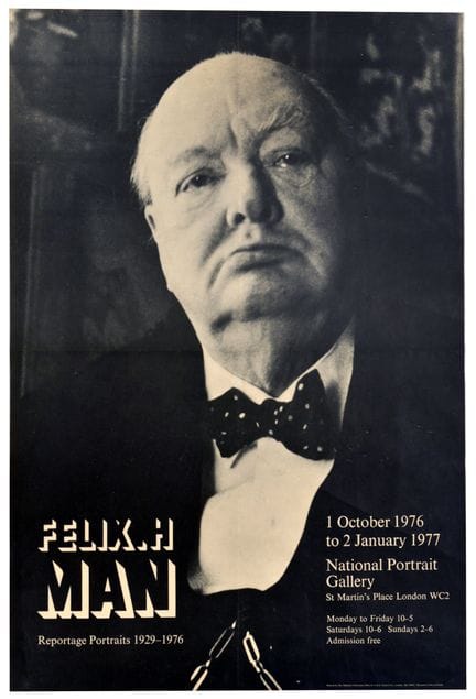 Affiche ancienne originale de l'exposition « Felix