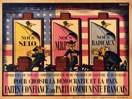Affiche Ancienne Affiche originale de propagande é