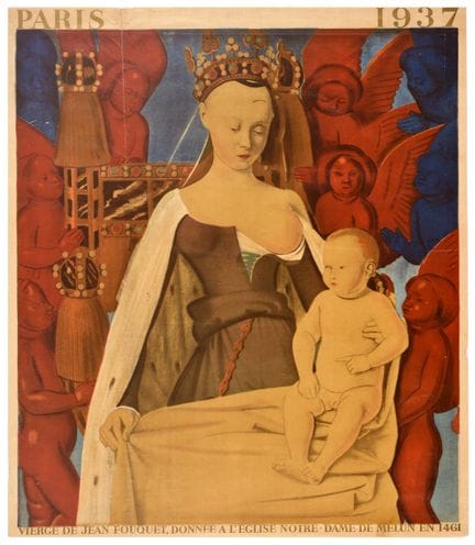 Manifesto d'epoca originale francese pubblicato pe