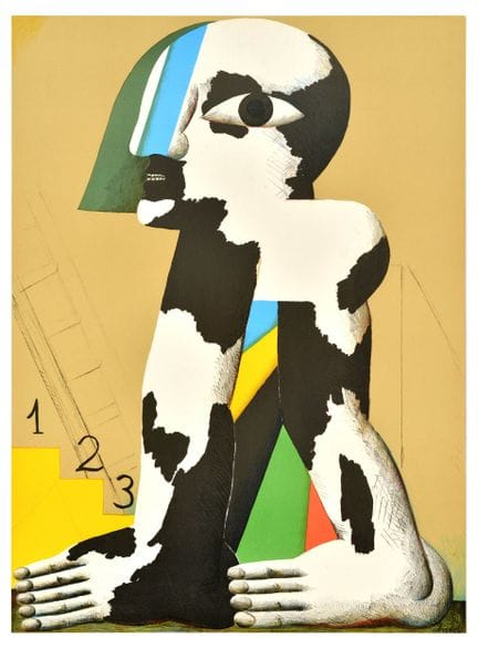 Affiche Ancienne Original impresión artística vint