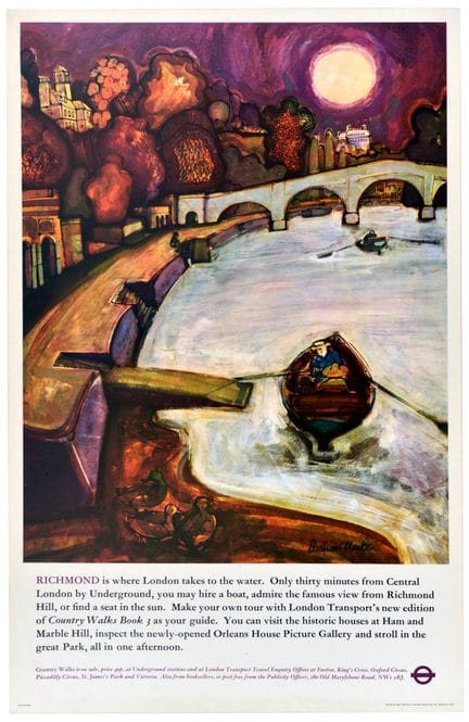 Manifesto d’epoca originale della London Transport