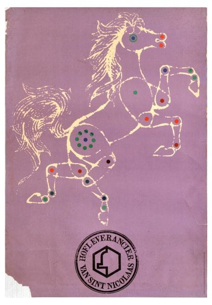 Affiche Ancienne Manifesto pubblicitario originale